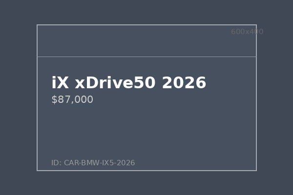 iX xDrive50 2026