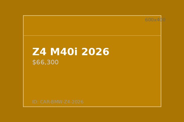 Z4 M40i 2026