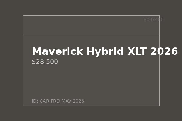 Maverick Hybrid XLT 2026
