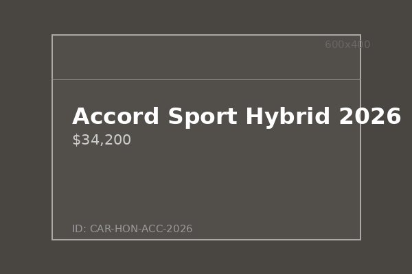 Accord Sport Hybrid 2026