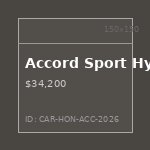 Accord Sport Hybrid 2026