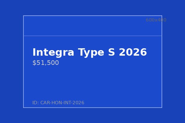 Integra Type S 2026