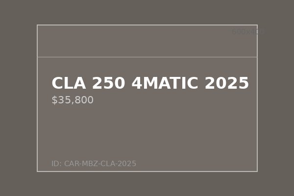 CLA 250 4MATIC 2025