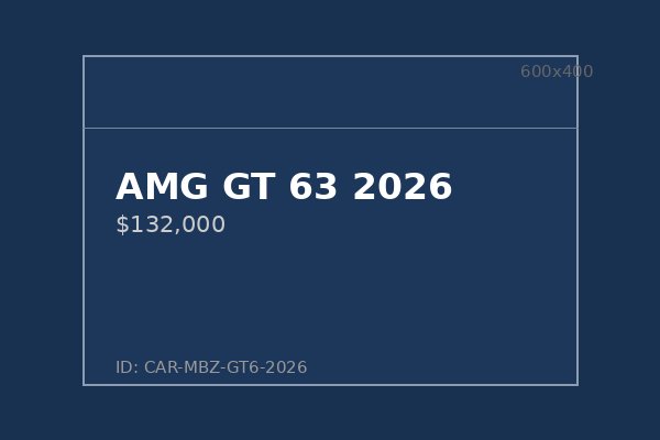 AMG GT 63 2026