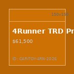 4Runner TRD Pro 2026