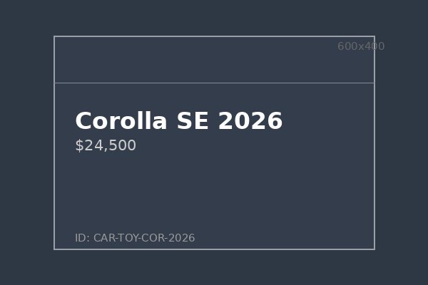 Corolla SE 2026