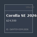 Corolla SE 2026