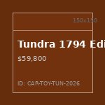Tundra 1794 Edition 2026